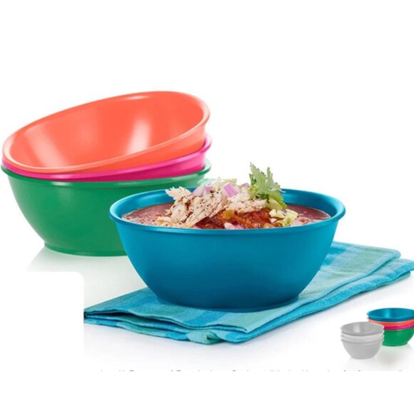 Tupperware Everyday Large Bowls - 4pc Set - Picture 2 of 4